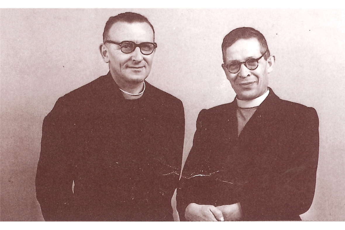 Msgr. Vath and Bishop Bianchi